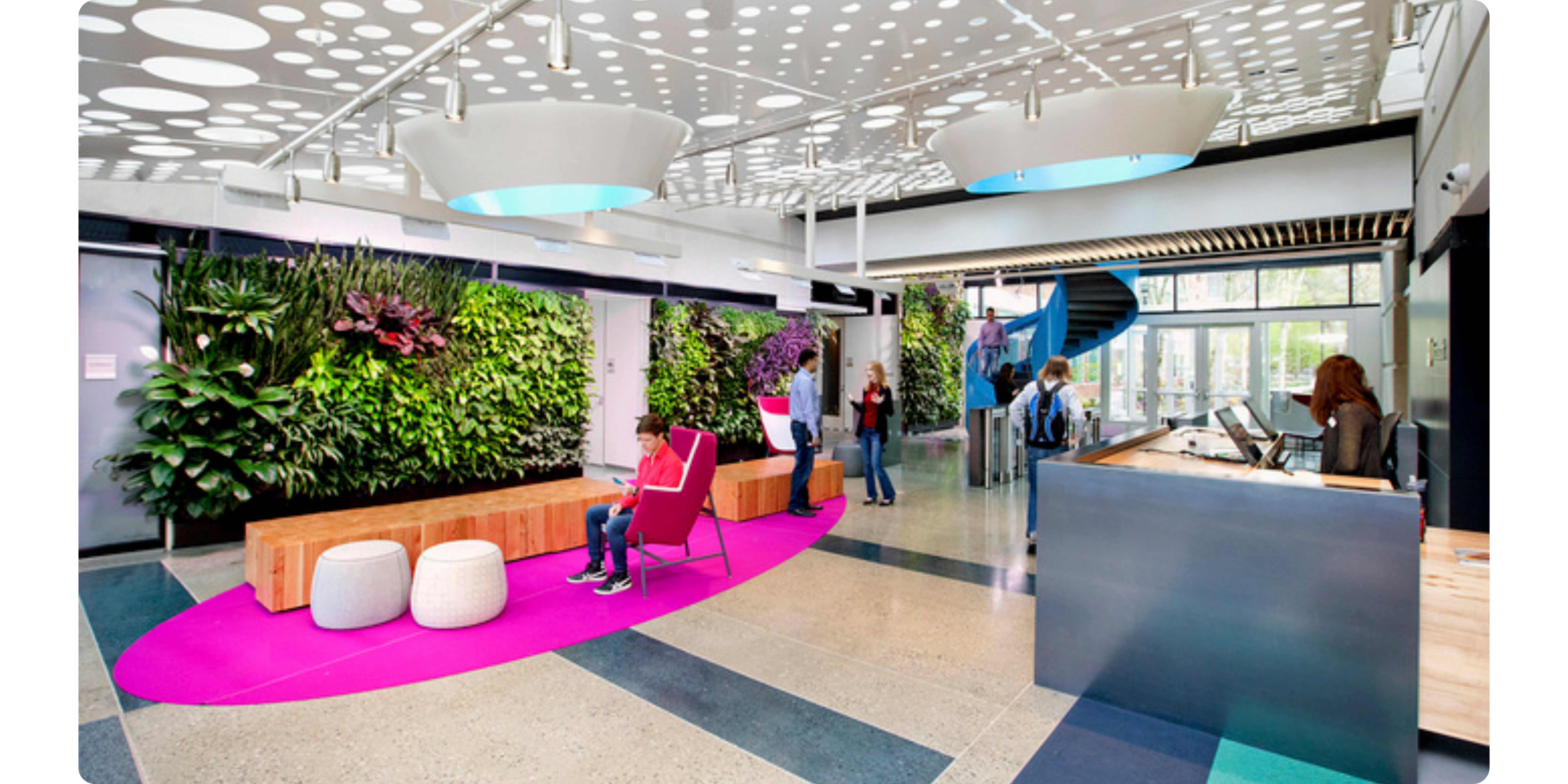 Living Wall at Microsoft's campus in Redmond, Washington